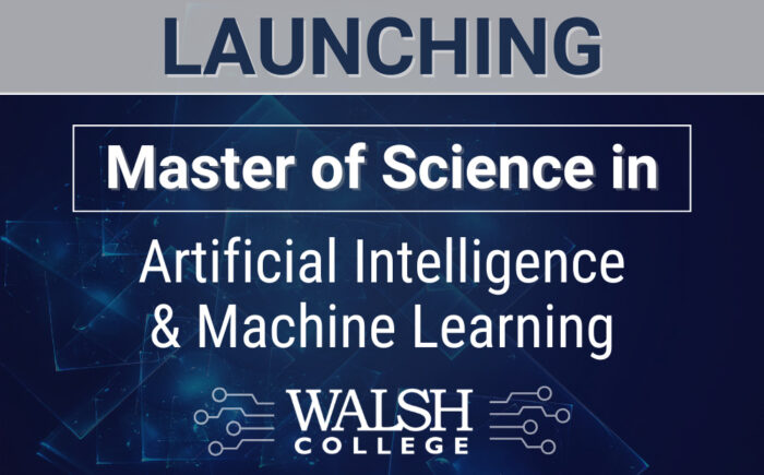 walsh college launches master of science in ai machine learning degree