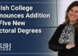 five new doctoral degrees