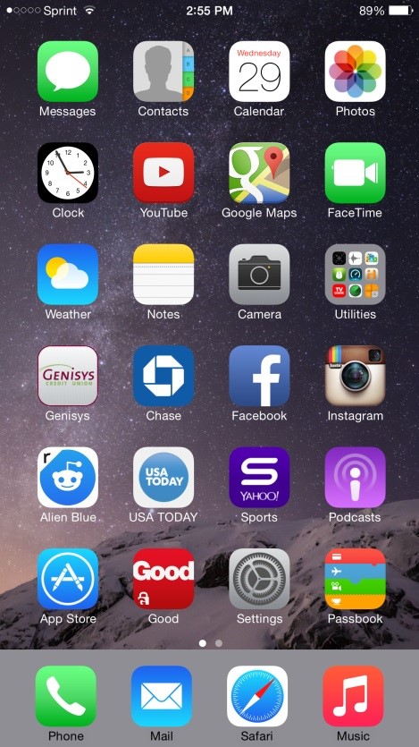 Graphical user interface, application